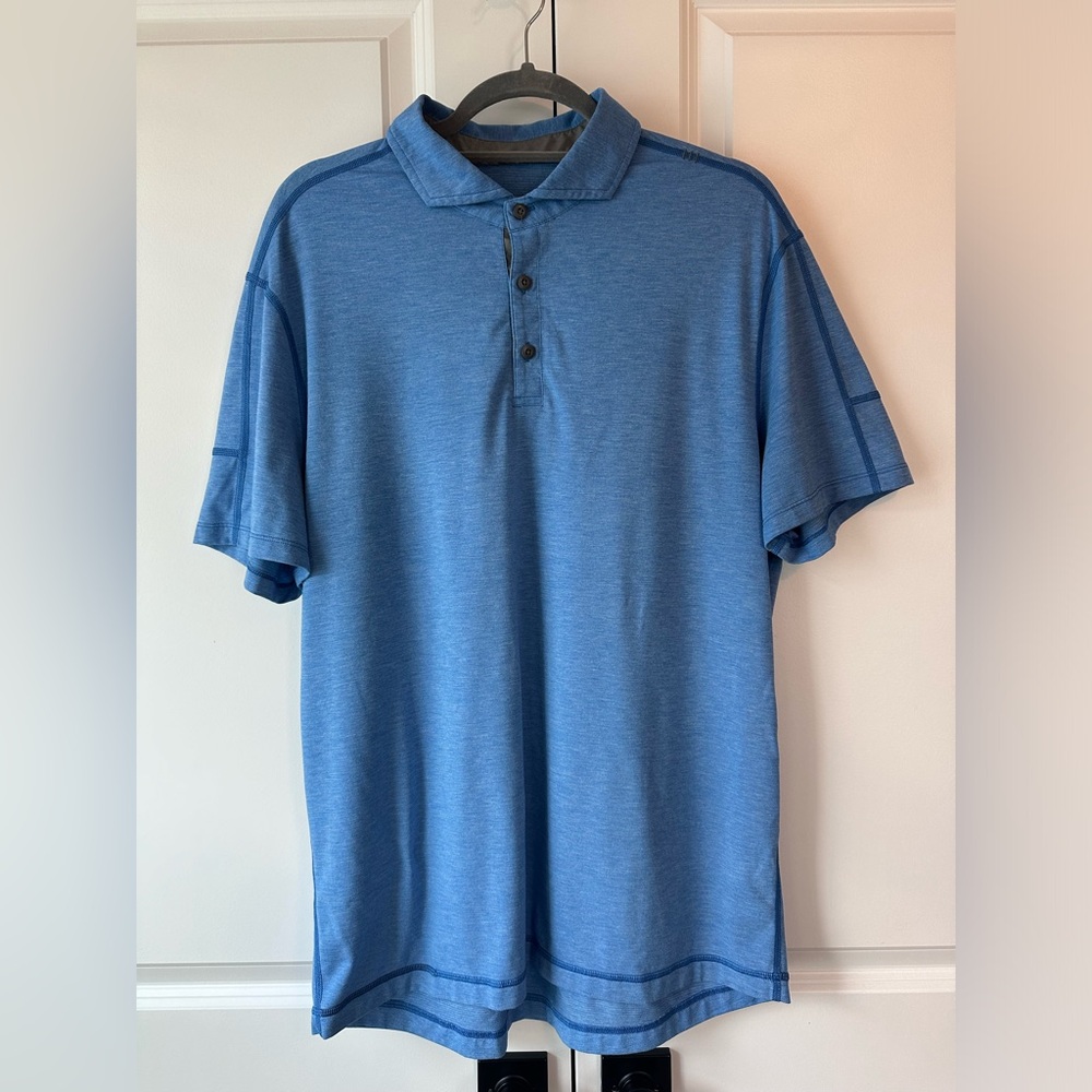 Lululemon Men’s Evolution Golf Polo Heathered Blue (Size XL)